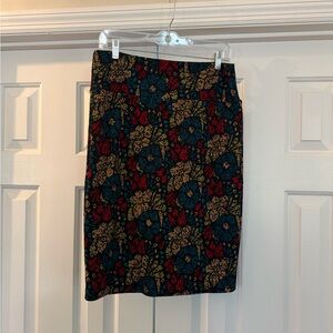 LuLaRoe Multicolor Floral Pencil Skirt